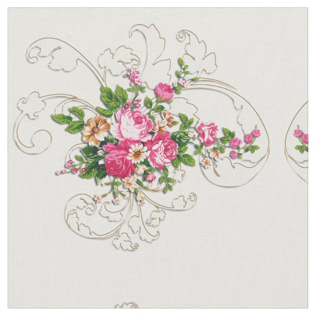 Tela de algodón peinada personalizado rosado de (De cerca)