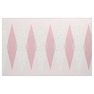 Tela de algodón rosada moderna de Argyle de los