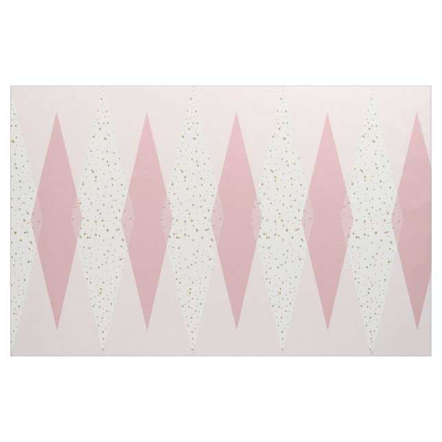 Tela de algodón rosada moderna de Argyle de los (Yarda)