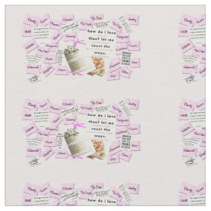 Tela de algodón rosada y blanca de la celebración