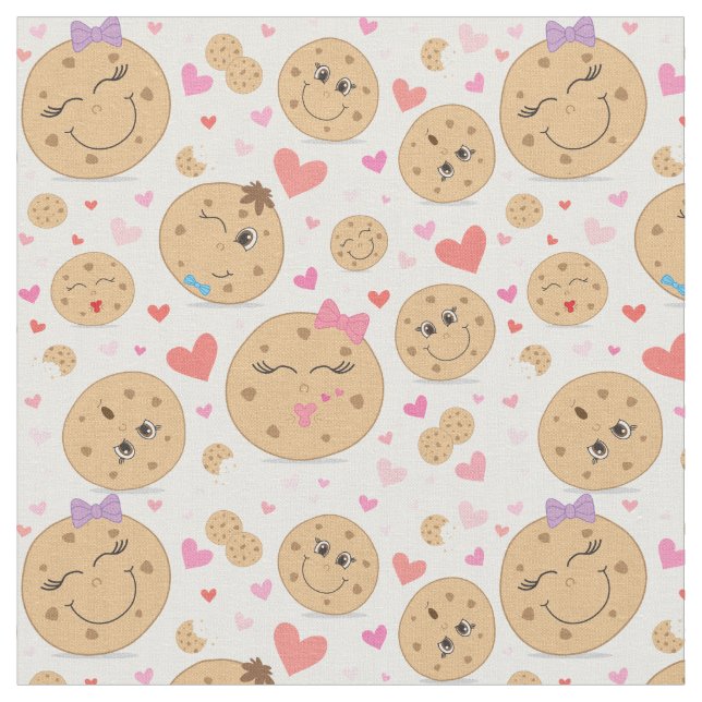 Tela de amor de cookies (De cerca)