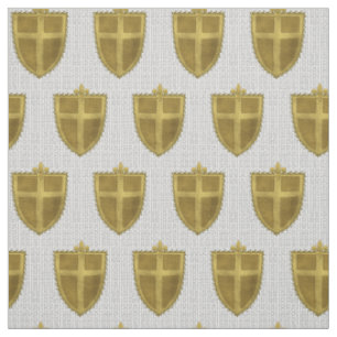Tela de apellido con escudo de familia Fleur