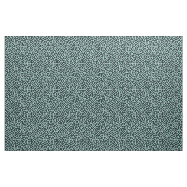 Tela de Aqua Fabric de Patrón de Pieles Leopardo (Yarda)