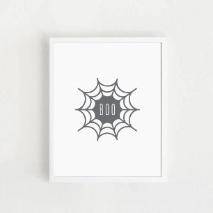 Tela de Araña. Póster de Halloween