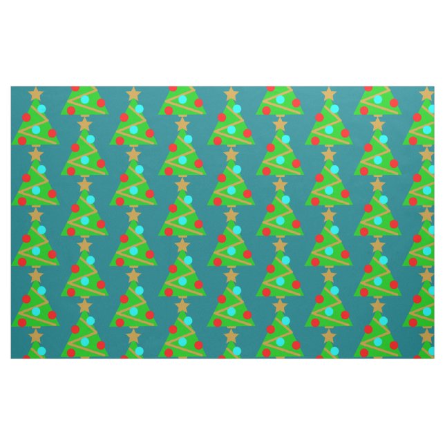 Tela de árbol de Navidad ("Cuarto gordo" (fat quarter))