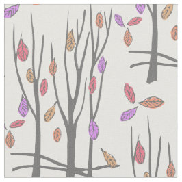 Tela de árboles de invierno de Acción de Gracias