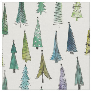 tela de árboles de navidad
