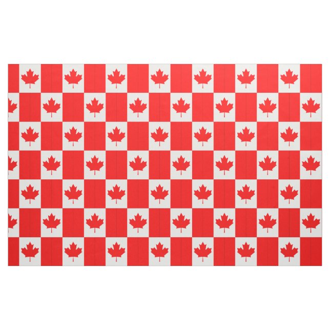 Tela de arce roja de Canadá, tejido Personalizado  ("Cuarto gordo" (fat quarter))