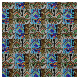 Tela de arte africano, diseño de Ankara
