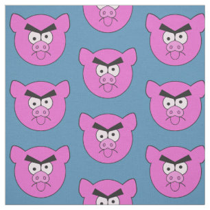 Tela de arte de color Mad Pig personalizado