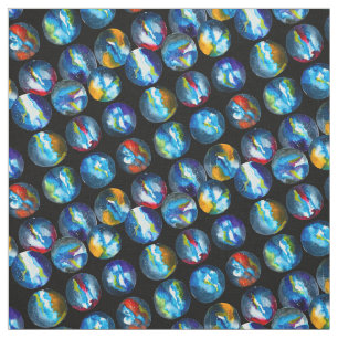tela de arte de las acuarelas del planeta azul