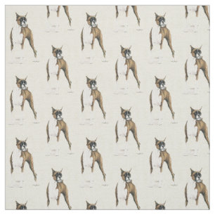 Tela de arte de perro de boxer