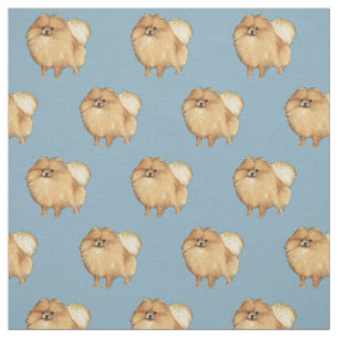 Tela de arte de perro de Pomerania