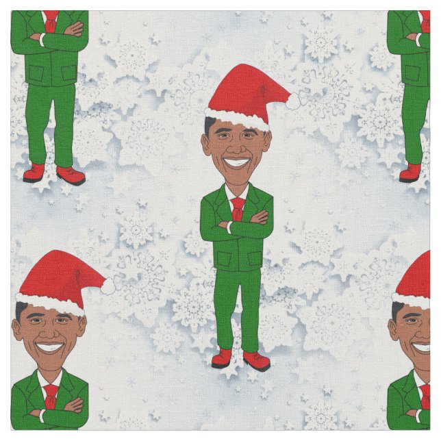 tela de barack obama santas (De cerca)