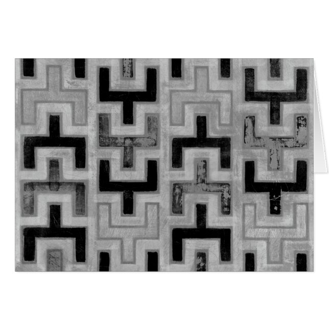 tela de barro africana textil con patrones geométr (Anverso (Horizontal))