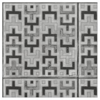 tela de barro africana textil con patrones geométr