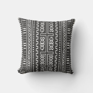 Tela de barro africano para imprimir almohada