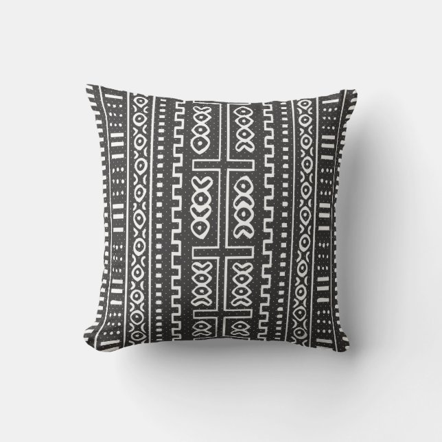 Tela de barro africano para imprimir almohada (Anverso)