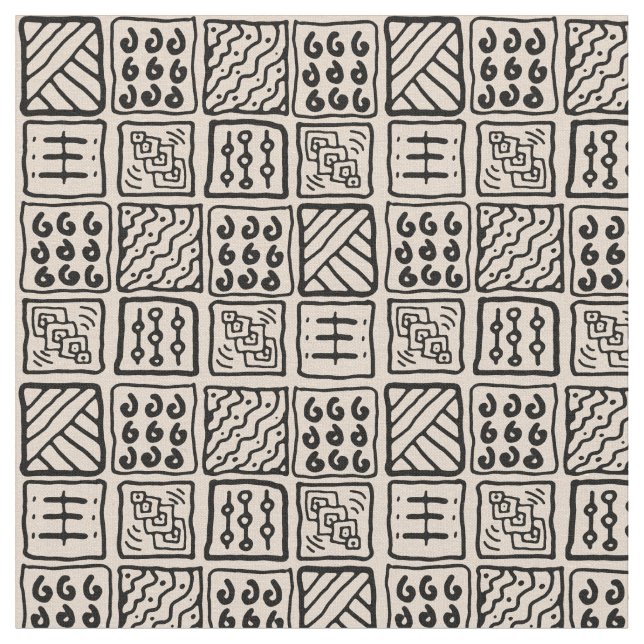 Tela de bloque primitivo (De cerca)