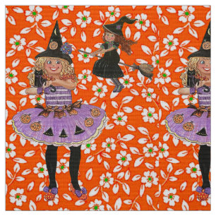 Tela de bruja de Halloween de Mary & Jenny