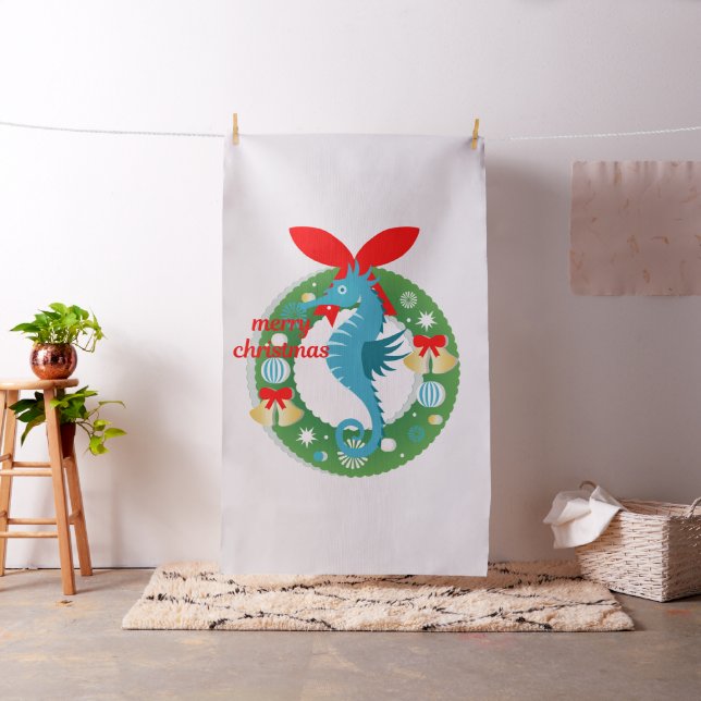 tela de caballito de mar de navidad (In Situ)