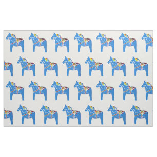Tela de caballo azul