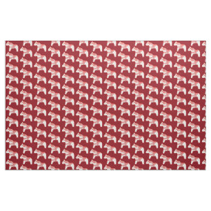 Tela de caballo de Dala roja y blanca