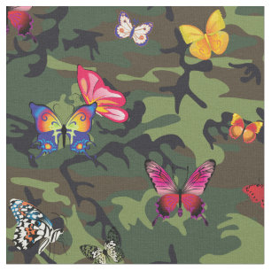 tela de camuflaje de mariposa