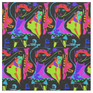 Tela de chica de baile Pop Art