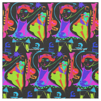 Tela de chica de baile Pop Art