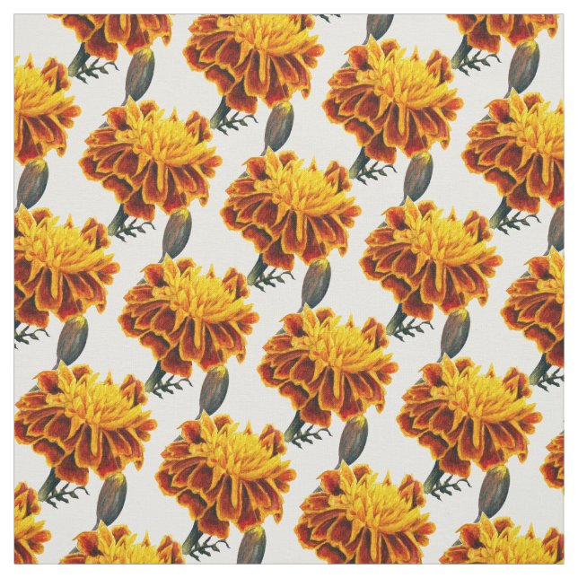 Tela de color amarillo dorado marrón francés (Retal)