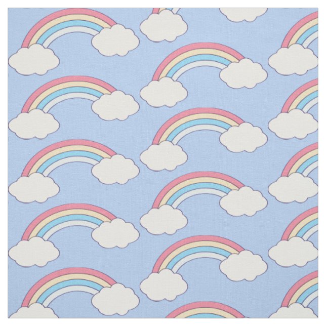 Tela de color crudo de personalizado arcoiris (Retal)