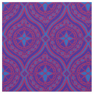 Tela de color rosa morado y azul de los refugiados