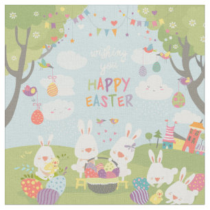 tela de conejillos de Pascua