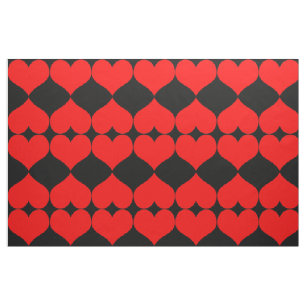 Tela de corazón rojo