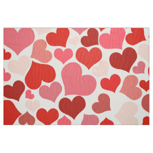 tela de corazones rosados día de San Valentín