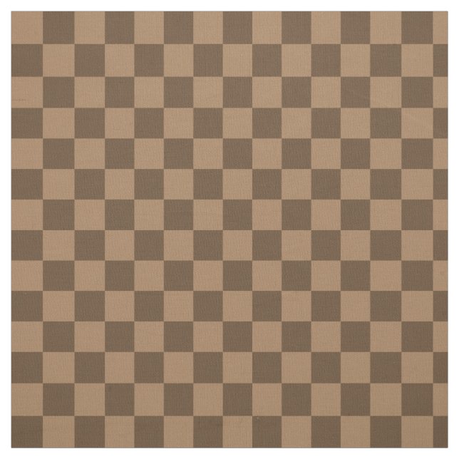 Tela de cuadrados de chocolate suave (Retal)