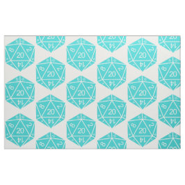 Tela de dados turquesa D20
