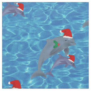 tela de delfines santa claus