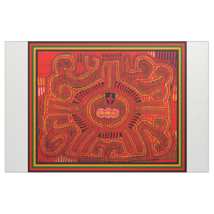 Tela de diseñador india Kuna colorida