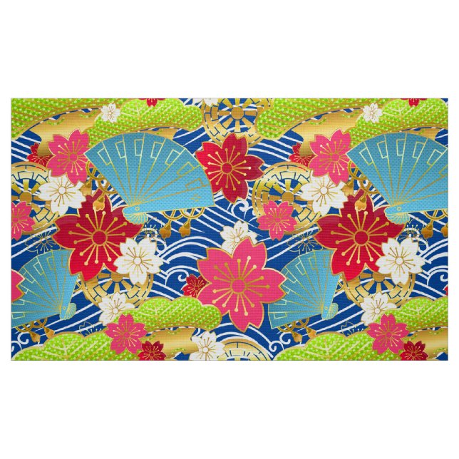 Tela de diseño de Kimono ("Cuarto gordo" (fat quarter))