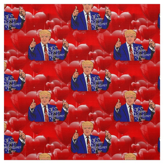 tela de donald trump día de San Valentín (Retal)