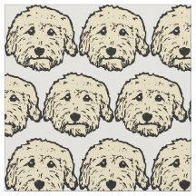 Tela de Doodle con Perros de Apricot Doodle