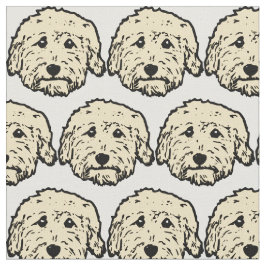 Tela de Doodle con Perros de Apricot Doodle