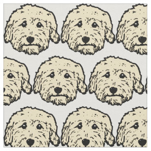 Tela de Doodle con Perros de Apricot Doodle