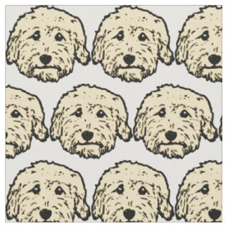 Tela de Doodle con Perros de Apricot Doodle