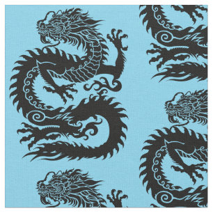 Tela de dragón china tradicional