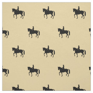 Tela de dressage con estampado ecuestre por yardas
