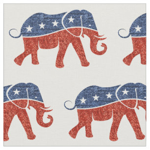 tela de elefante republicano purpurina