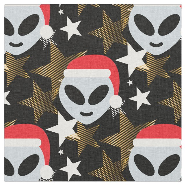 tela de emoji alienígena de santa (De cerca)